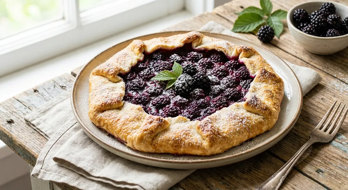 Rustic Blackberry Galette