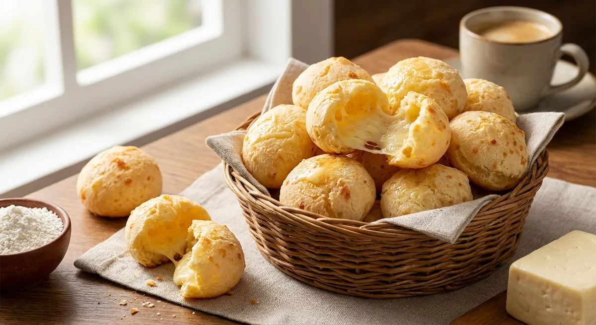 Brazilian Cheese Bread (Pão de Queijo)