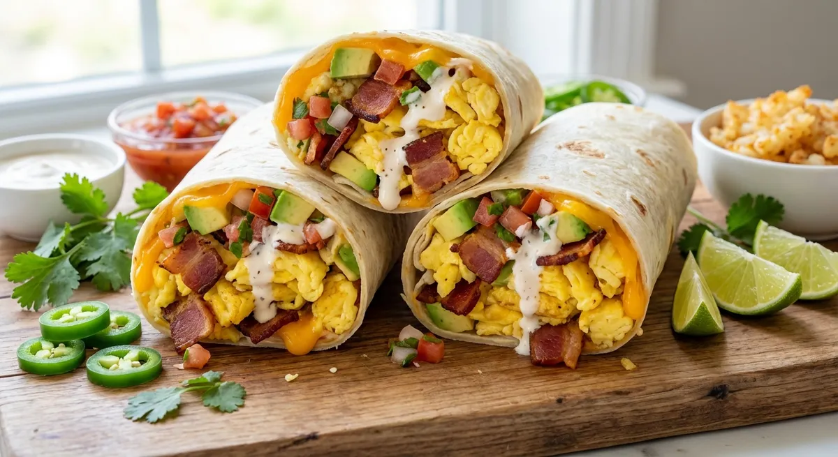 Loaded Breakfast Burritos