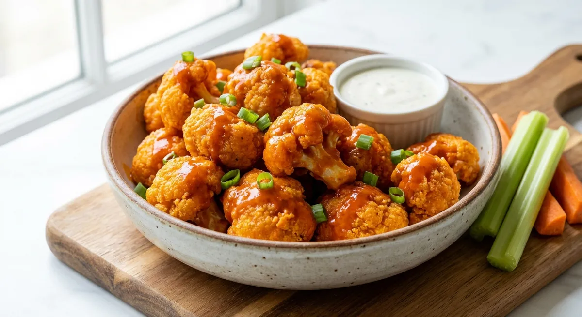 Buffalo Cauliflower Bites