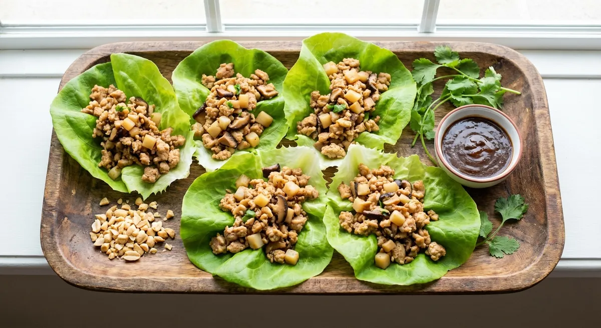 Asian Chicken Lettuce Wraps