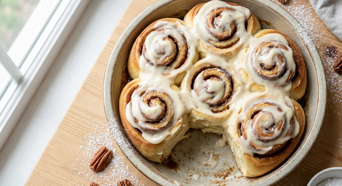 Cinnamon Rolls with Cream Cheese Frosting
