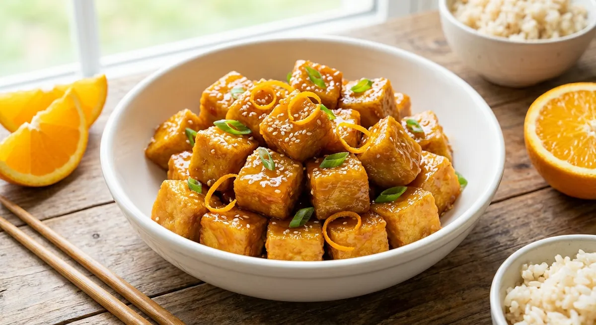 Crispy Orange Tofu