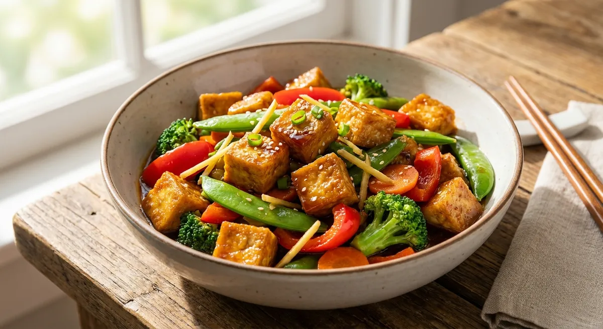 Crispy Tofu Stir-Fry