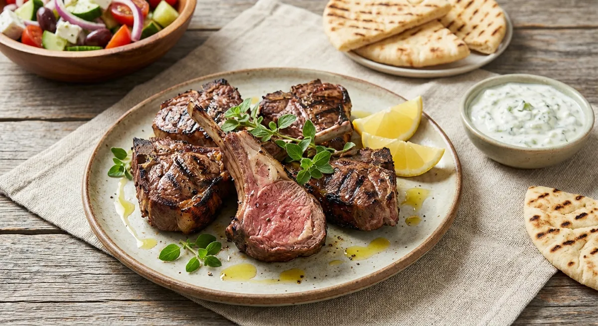 Greek Grilled Lamb Chops