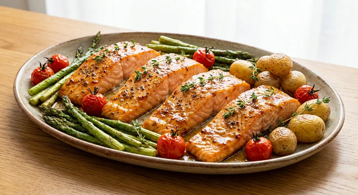 Maple Dijon Salmon