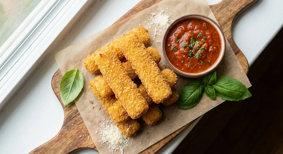 Homemade Mozzarella Sticks