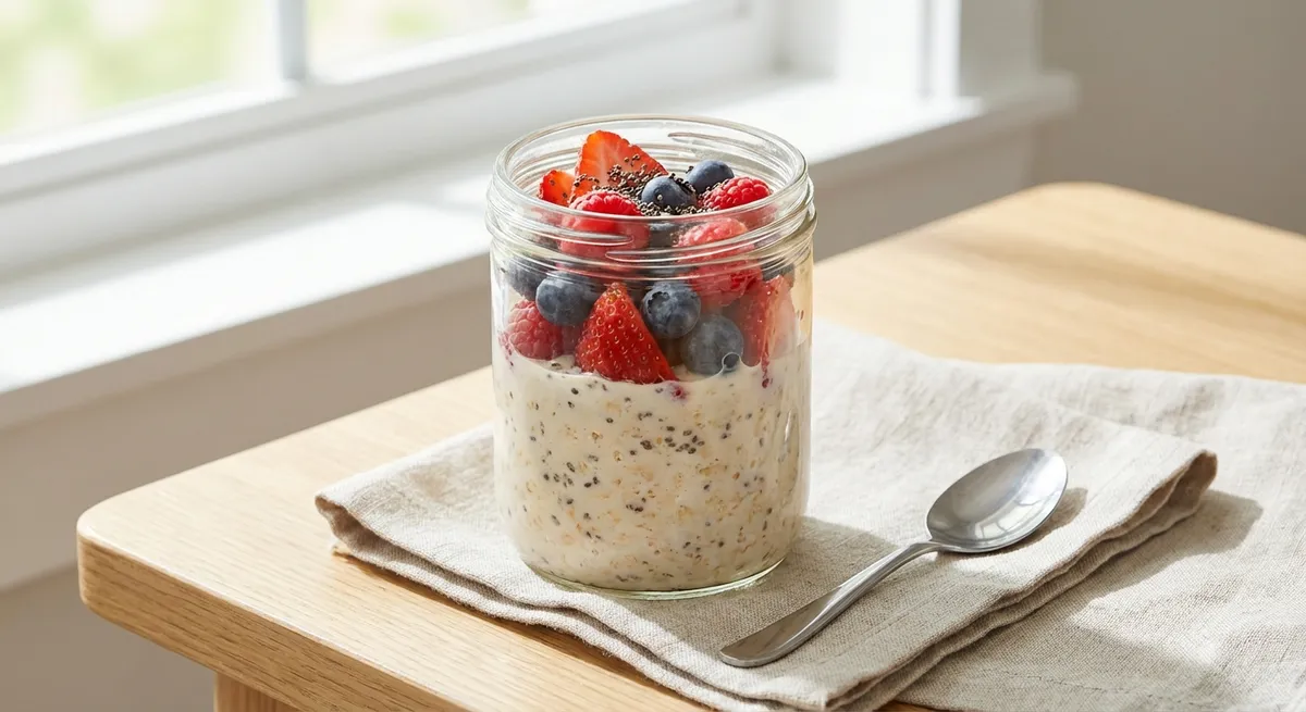 Overnight Oats with Berries