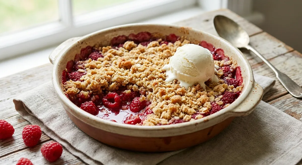 Raspberry Crumble