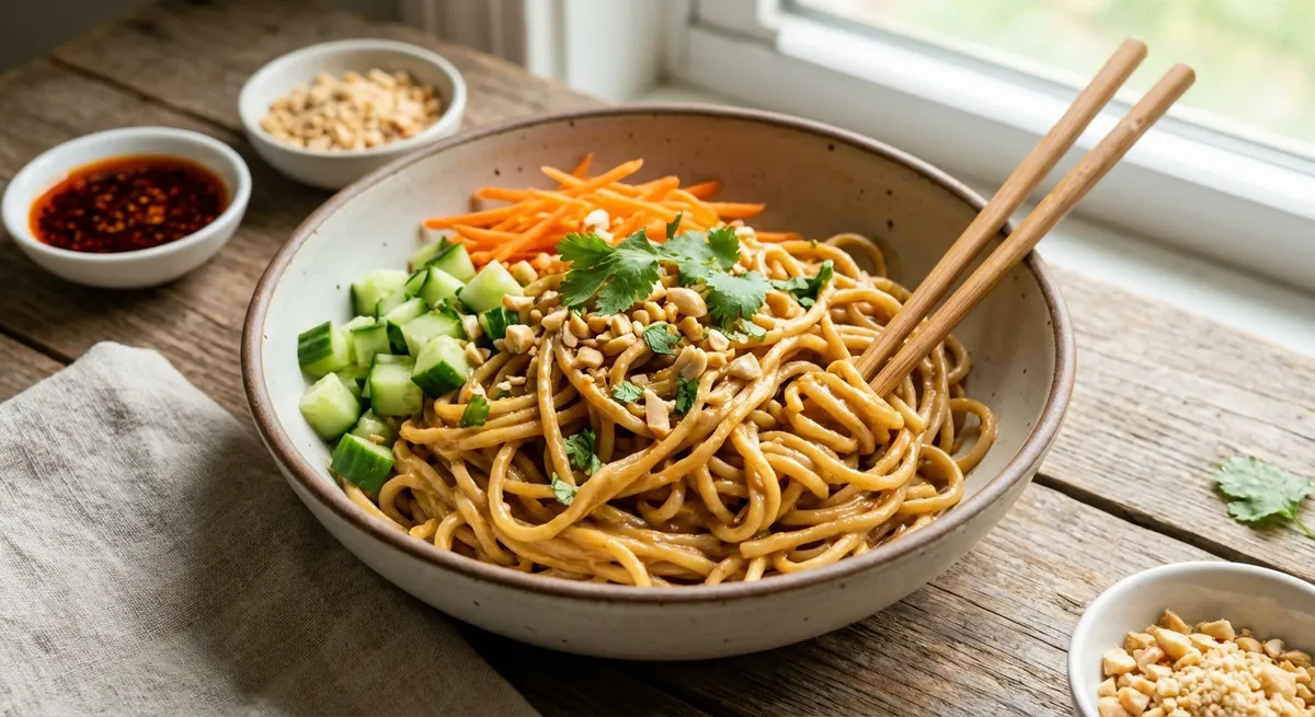 Sesame Peanut Noodles