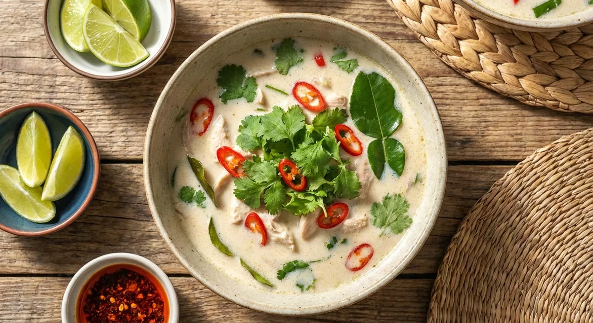 Thai Coconut Soup (Tom Kha Gai)