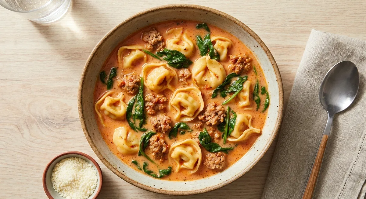 Creamy Tortellini Soup