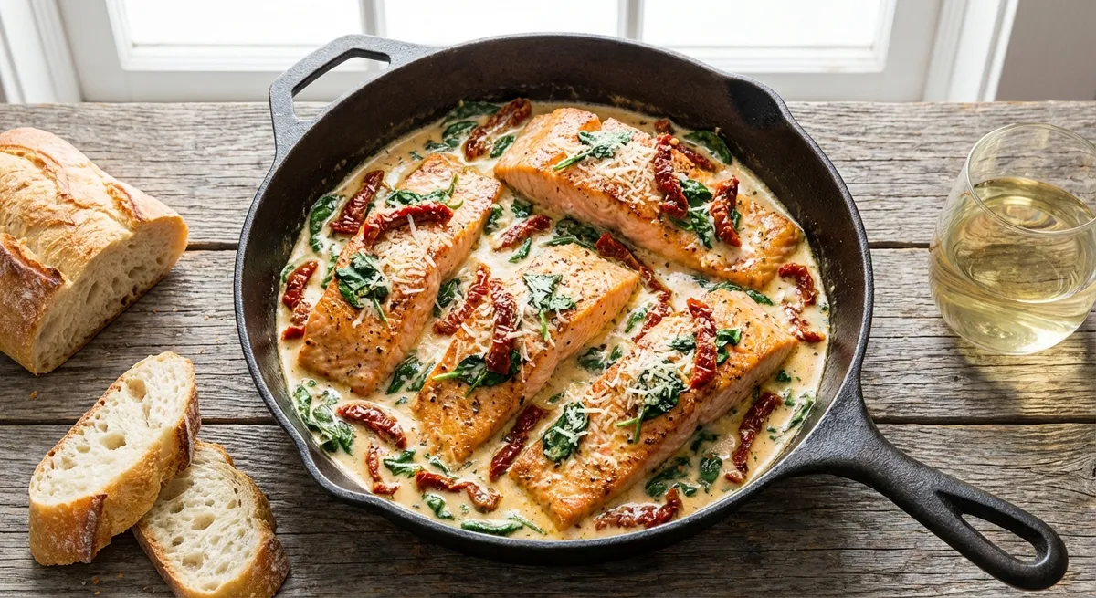 Tuscan Butter Salmon