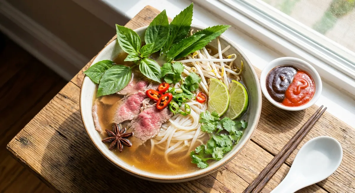 Vietnamese Pho Bo (Beef Pho)