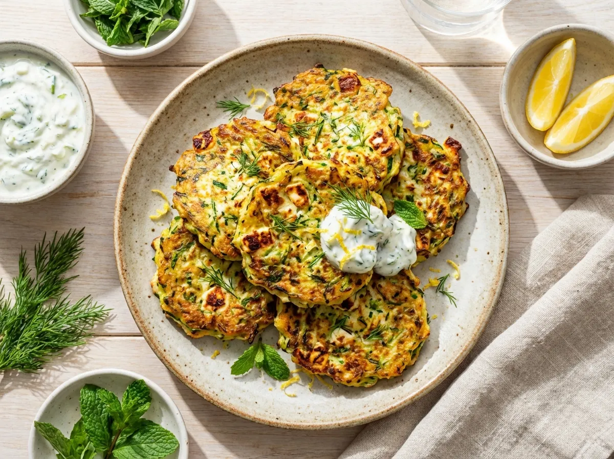 Crispy Zucchini Fritters